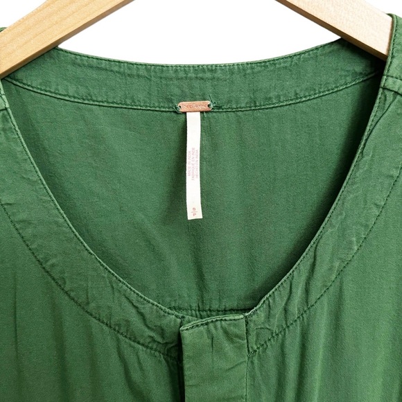 Free People To The Sky Parachute Coverall One Piece Jumpsuit Green - Picture 6 of 8